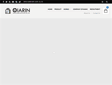 Tablet Screenshot of giarin.com